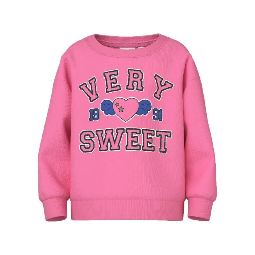 Sudaderas Name-it Nmfviloui Ls Boxy Sweat Bru N