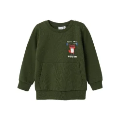 Sudaderas Name-it Nmmvildar Ls Sweat Box Bru N1