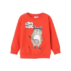 Sudaderas Name-it Nmmvildar Ls Sweat Box Bru N1
