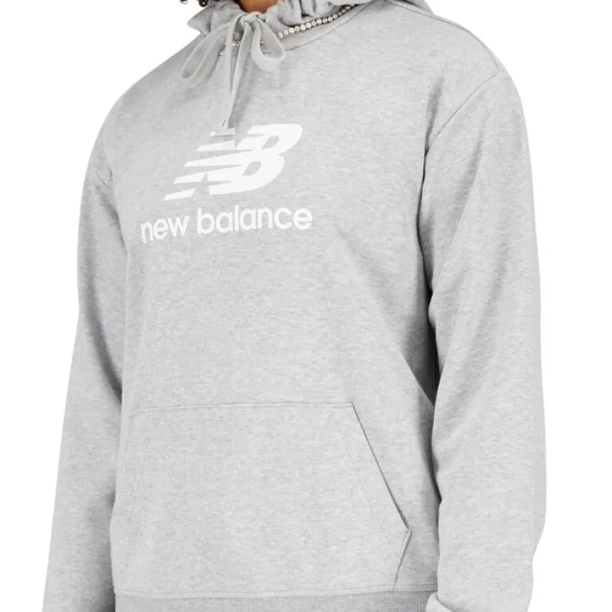 Sudaderas New balance Essentials Stacked Logo French Terry Hoodie