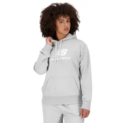 Sudaderas New balance Essentials Stacked Logo French Terry Hoodie