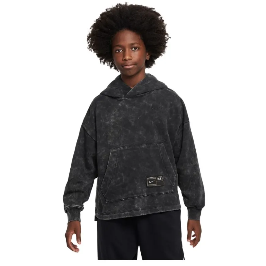 Sudaderas Nike K Nk Cob Flc Po Hoodie Wash