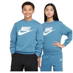 Sudaderas Nike K Nsw Club Flc Crew Ls Hbr