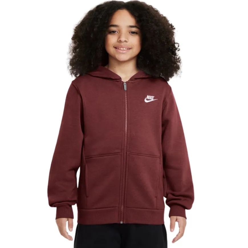 Sudaderas Nike K Nsw Club Flc Hd Fz Ls Lbr