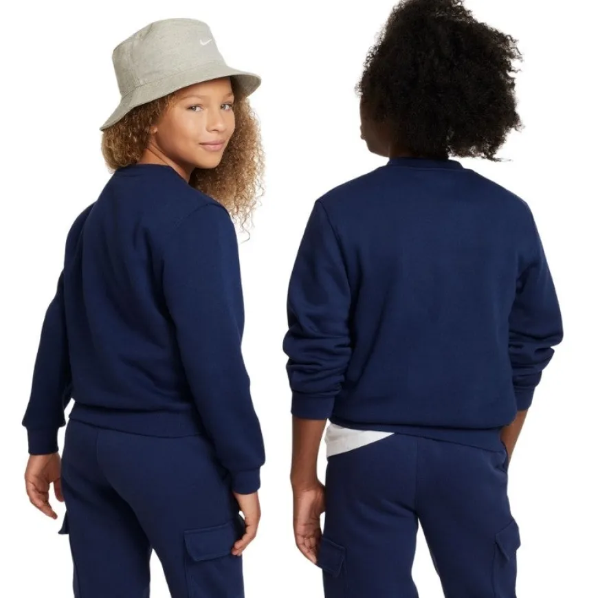 Sudaderas Nike K Nsw Club Flc Crew Ls Lbr