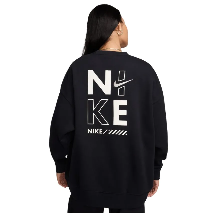 Sudaderas Nike W Nsw Flc Os Crew Gls