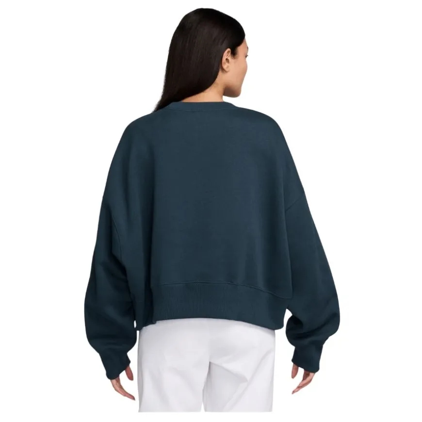 Sudaderas Nike W Nsw Phnx Flc Oos Logo Crew