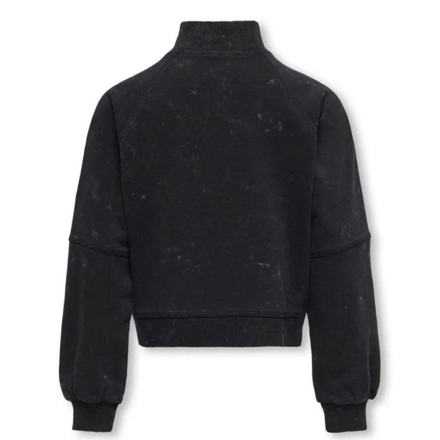 Sudaderas Only kids Kogdonna L S Half Zip Washed Ub Swt