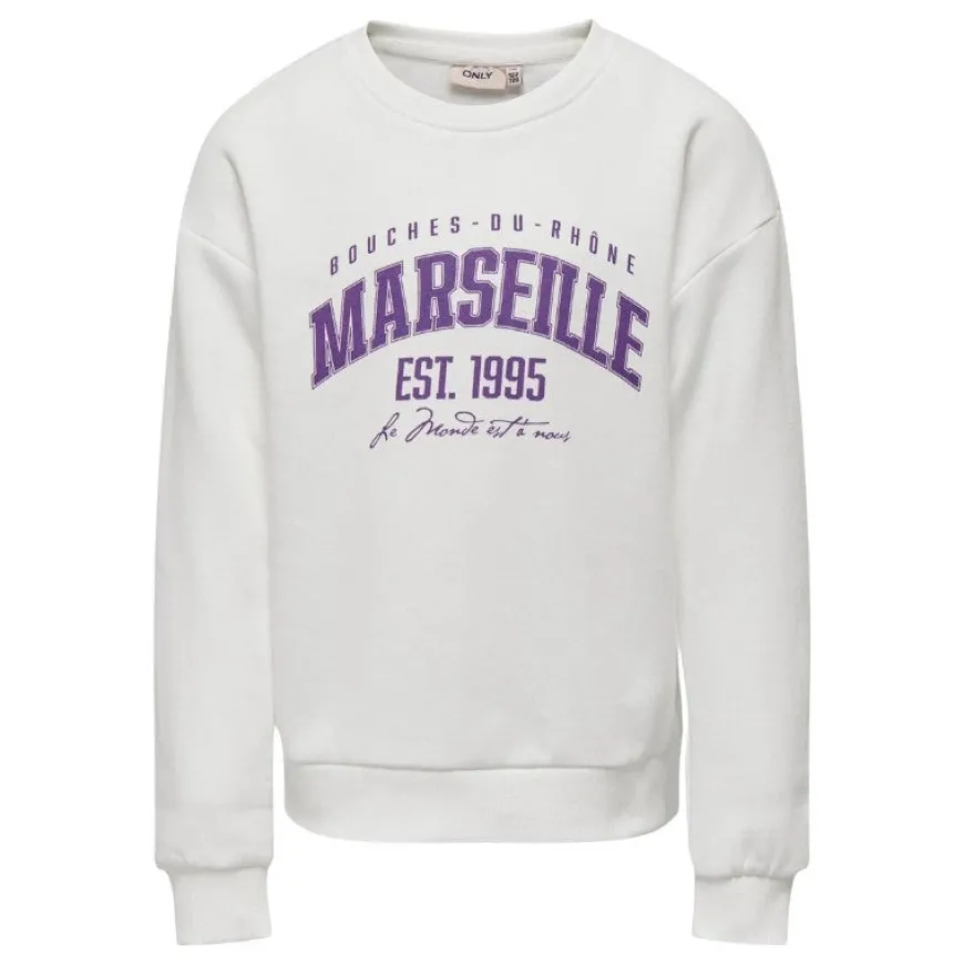 Sudaderas Only kids Kogziggy L S Marseille O-Neck Box Swt
