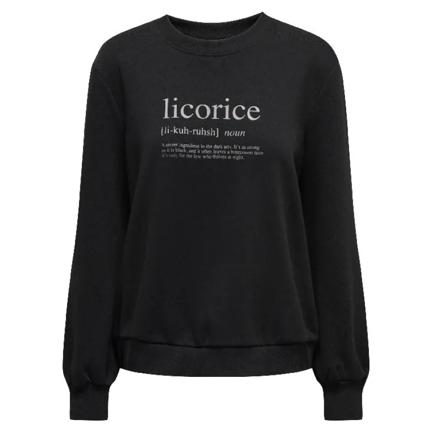 Sudaderas Only Onlcolour L S Text O-Neck Box Swt