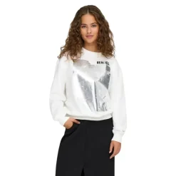 Sudaderas Only Onlgwen L S Foil O-Neck Swt