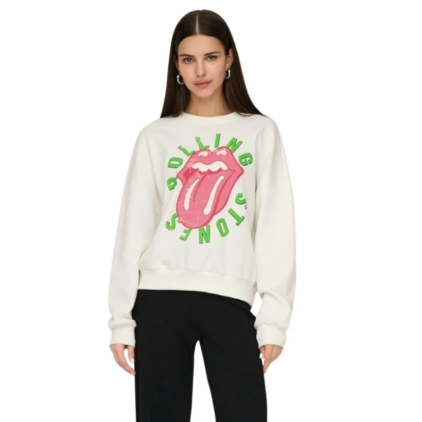 Sudaderas Only Onlrolling Stones L S O-Neck Swt
