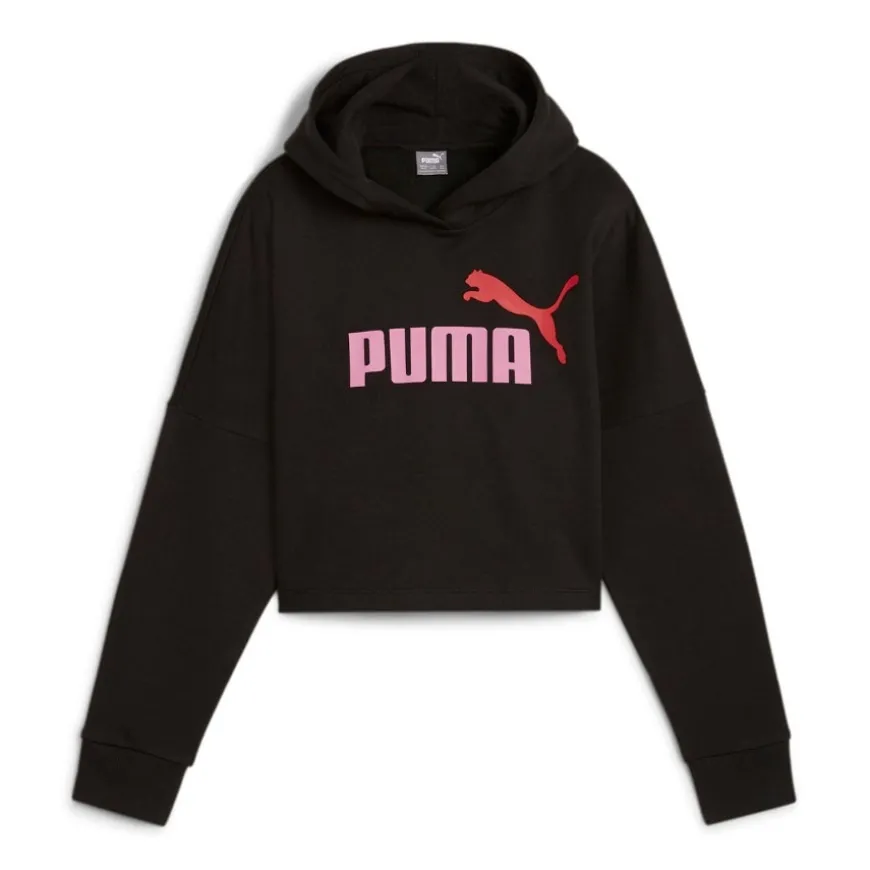 Sudaderas Puma Ess Logo Cropped Hoodie G