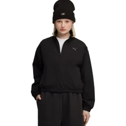 Sudaderas Puma Her Relaxed Woven Half-Zip Crew