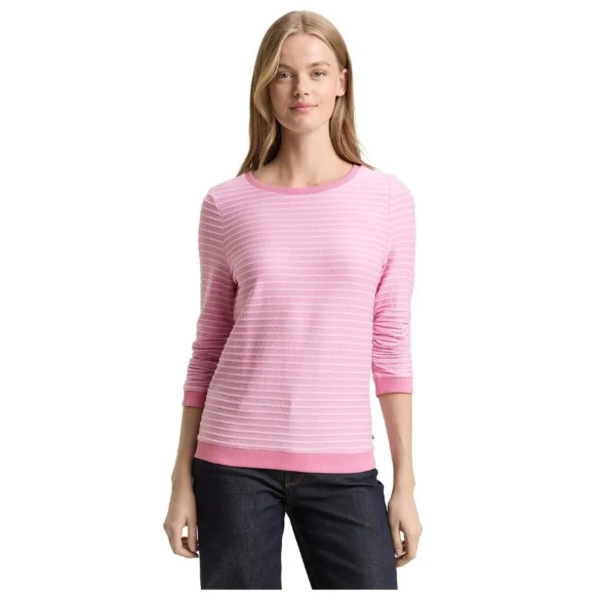 Sudaderas Tom tailor Striped Jacquard Sweatshirt