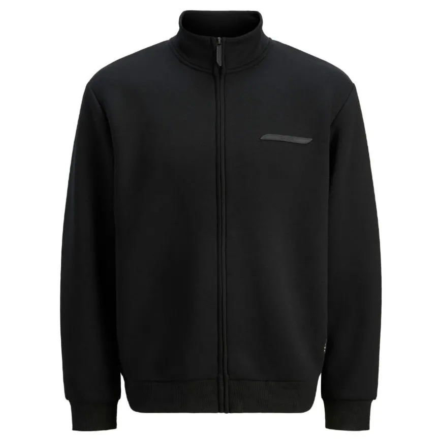 Sudaderas Jack & jones plus Jcofusion Scuba Sweat Zip High Nec Pls