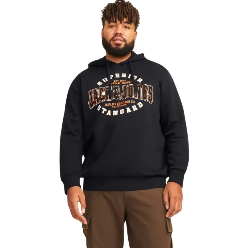 Sudaderas Jack & jones plus Jjelogo Sweat Hood 2 Col 24 25 Noos Pls