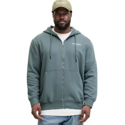 Sudaderas Jack & jones plus Jjesoho Sweat Zip Hood Noos Pls
