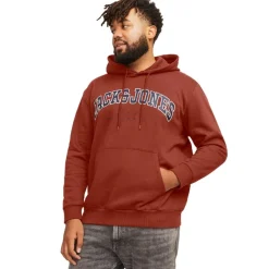 Sudaderas Jack & jones plus Jjecaleb Varsity Sweat Hood Noos Pls