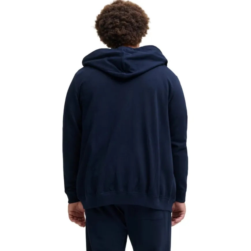 Sudaderas Jack & jones plus Jornorrebro Emb Sweat Zip Hood Pls