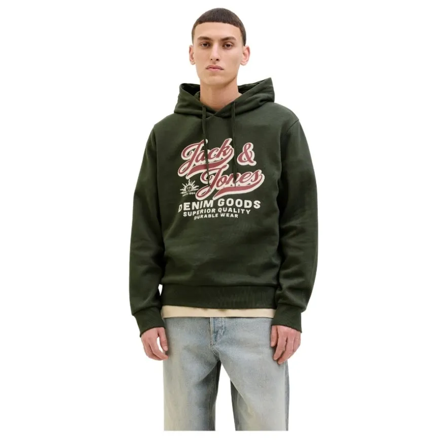 Sudaderas Jack & jones PromoFleece Jjelogo Sweat Hood 2 Col 25 26 Noos