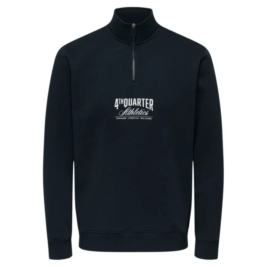 Sudaderas Only & sons Onsceres Printet Reg Half Zip
