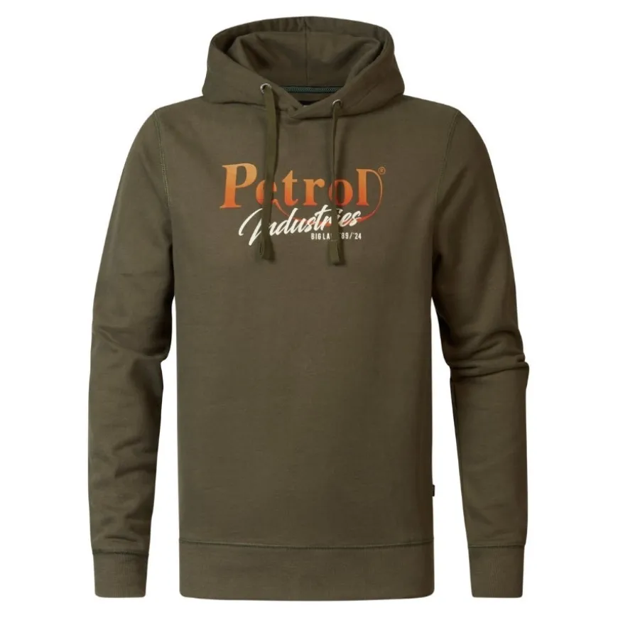 Sudaderas Petrol Men Sweater Hooded Print
