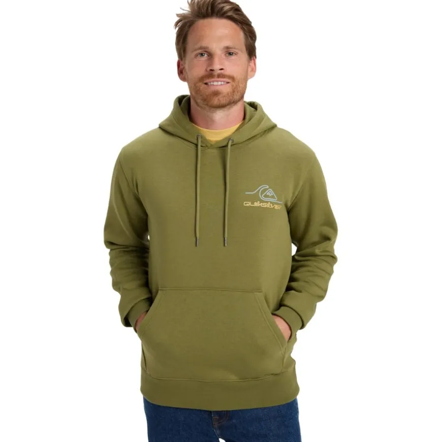 Sudaderas Quiksilver Promofleece SMU Light Waves Hoodie