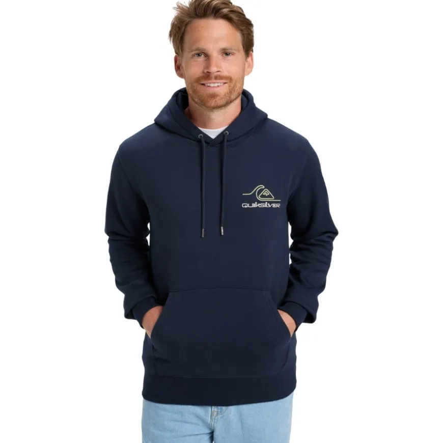Sudaderas Quiksilver Promofleece SMU Light Waves Hoodie
