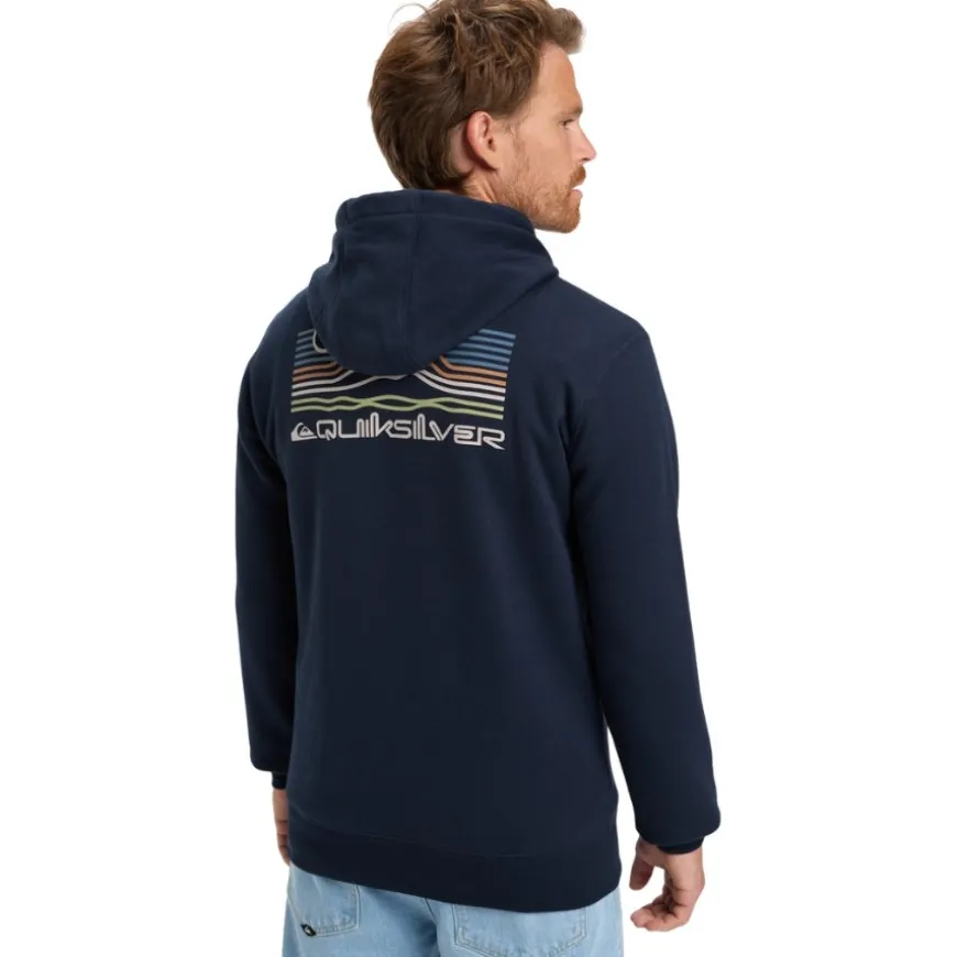 Sudaderas Quiksilver Promofleece SMU Light Waves Hoodie