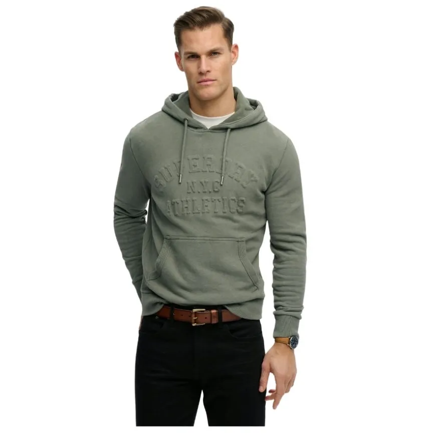 Sudaderas Superdry Athletic Emboss Relaxed Hood