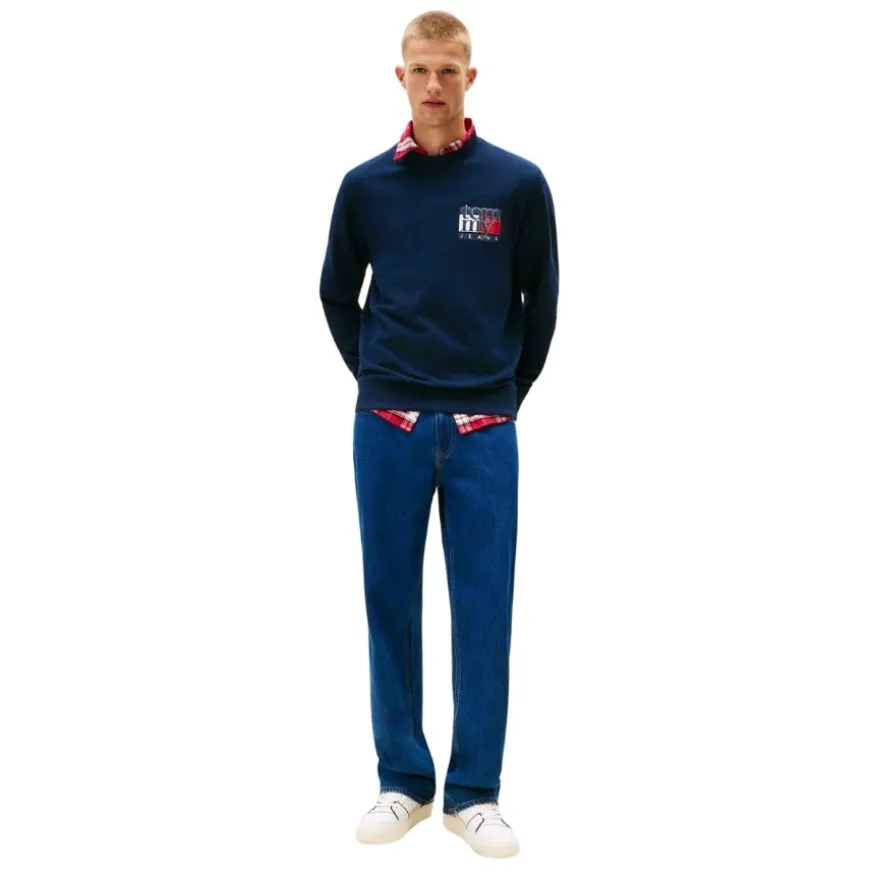 Sudaderas Tommy jeans Tjm Reg Rwb Flag Crew Ext