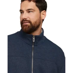 Sudaderas Tom tailor plus swe, sky captain blue white melange
