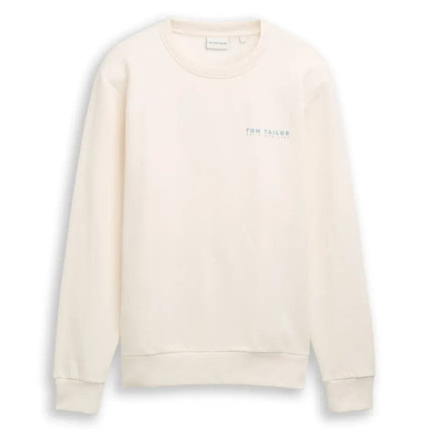 Sudaderas Tom tailor Printed Crew Neck Sweater