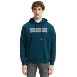 Sudaderas Tom tailor PromoFleece Printed Sweat Hoodie