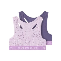 Sujetadores Name-it N.U. Nkfshort Top 2P Winsome Flower Noos