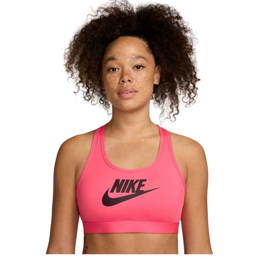 Sujetadores Nike W Nk Swsh Med Spt Futura Bra