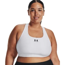 Sujetadores Under armour UA HG Armour Mid Padless-WHT
