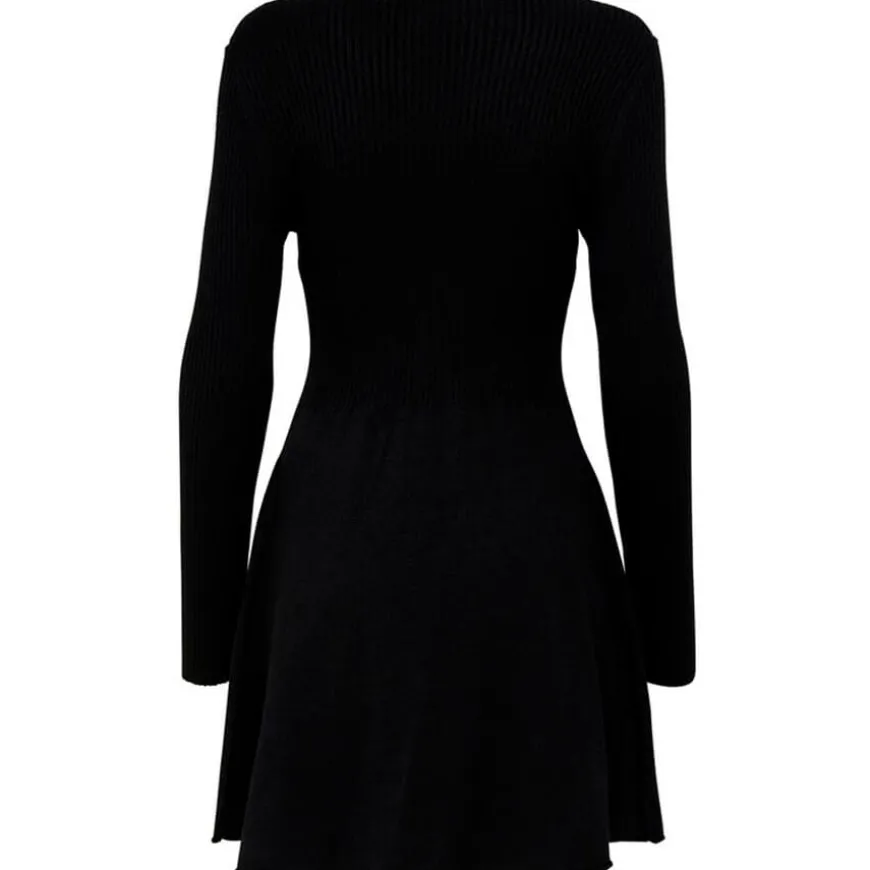 Vestidos Only Onlalma L S O-Neck Dress Knt Noos