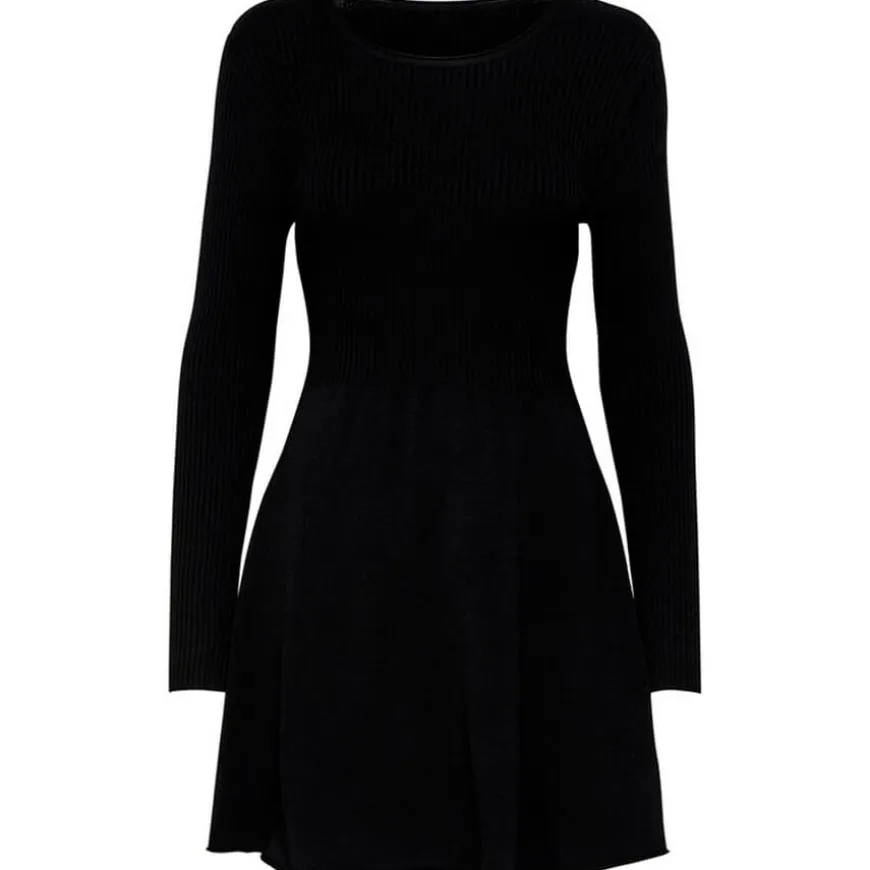 Vestidos Only Onlalma L S O-Neck Dress Knt Noos