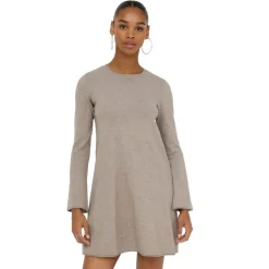 Vestidos Only Onlamalio Life Ls Oneck Dress Knt