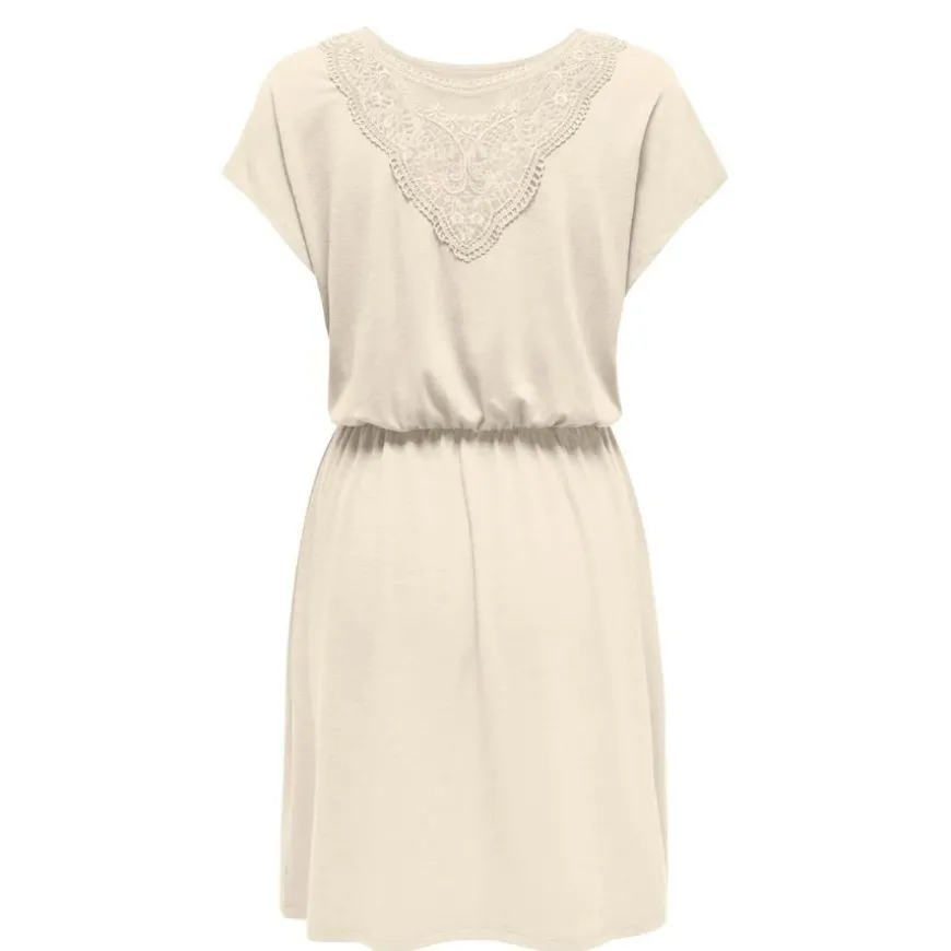 Vestidos Only Onlfreda Batsleeve O-Neck Mix Dress Jrs