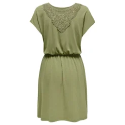 Vestidos Only Onlfreda Batsleeve O-Neck Mix Dress Jrs