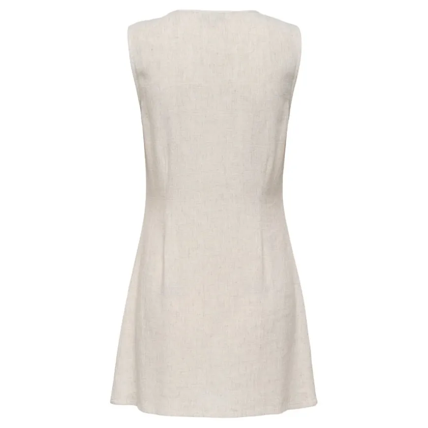 Vestidos Only Onlsiesta Lin Bl Sl Short Dress Pnt Noos