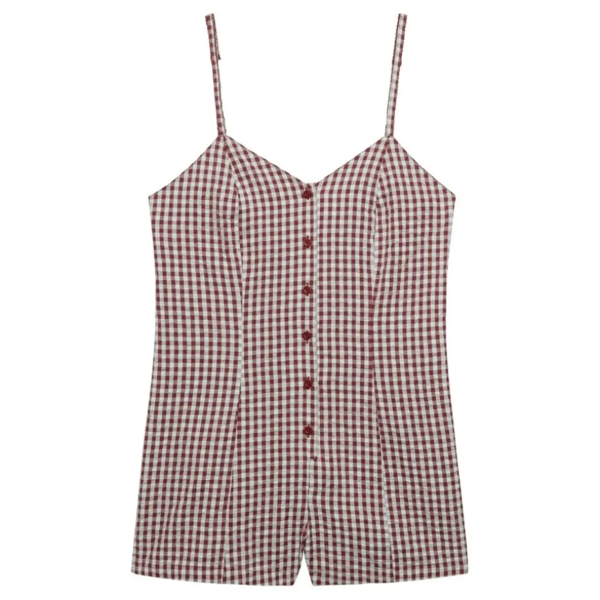 Vestidos Superdry Gingham Cami Playsuit