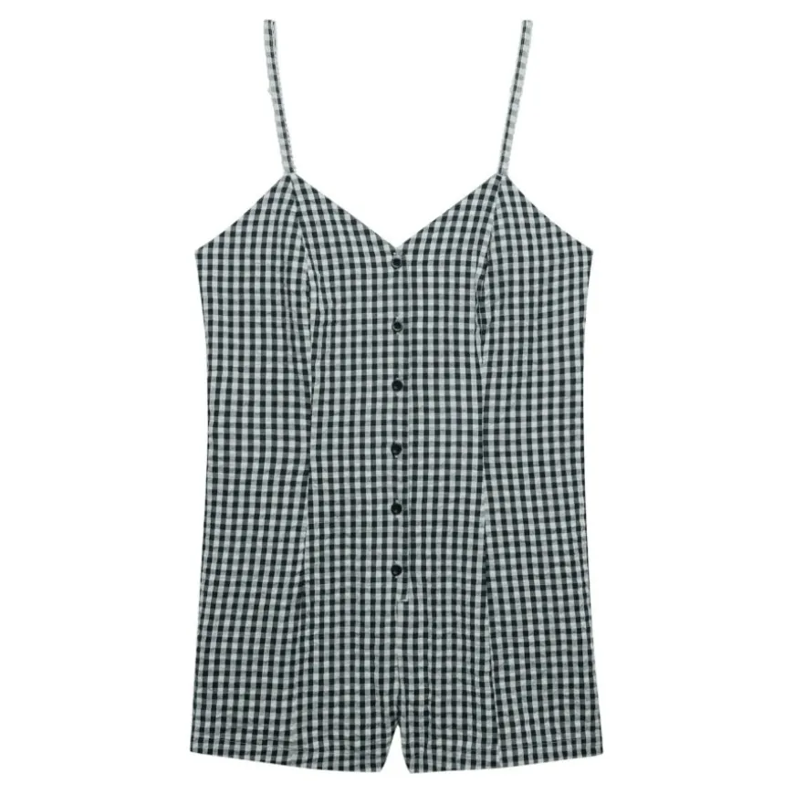 Vestidos Superdry Gingham Cami Playsuit