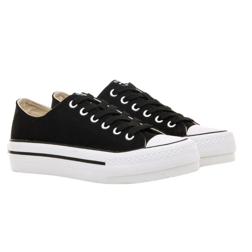 Zapatillas Mustang CANVAS NEGRO