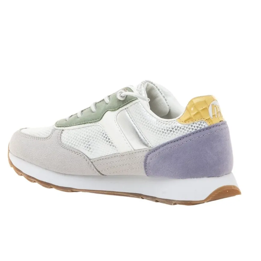 Zapatillas Mustang GROVYLE BLANCO METALICO PLATA LOTTOS VIOLETA