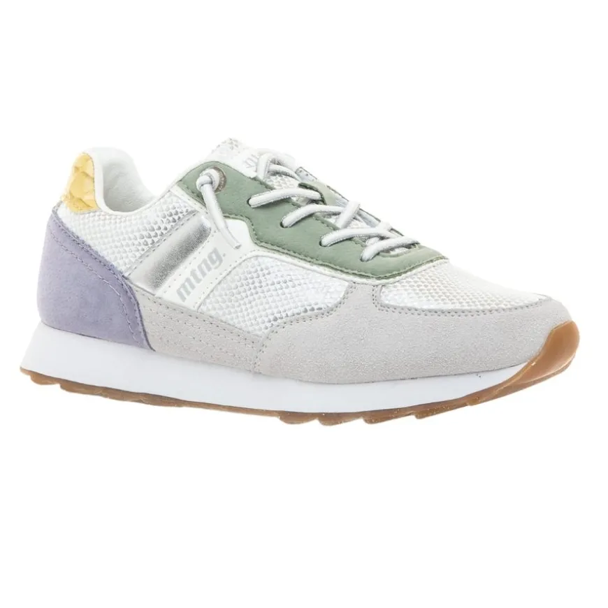 Zapatillas Mustang GROVYLE BLANCO METALICO PLATA LOTTOS VIOLETA