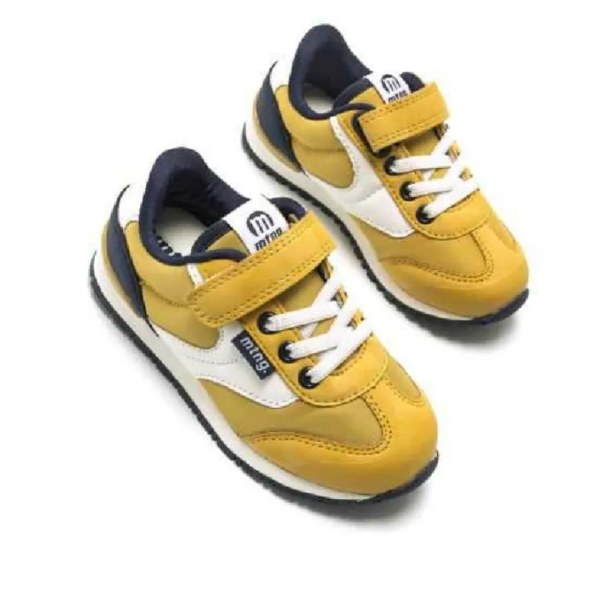 Zapatillas Mustang kids YODY MOSTAZA ACTION PU BLANCO